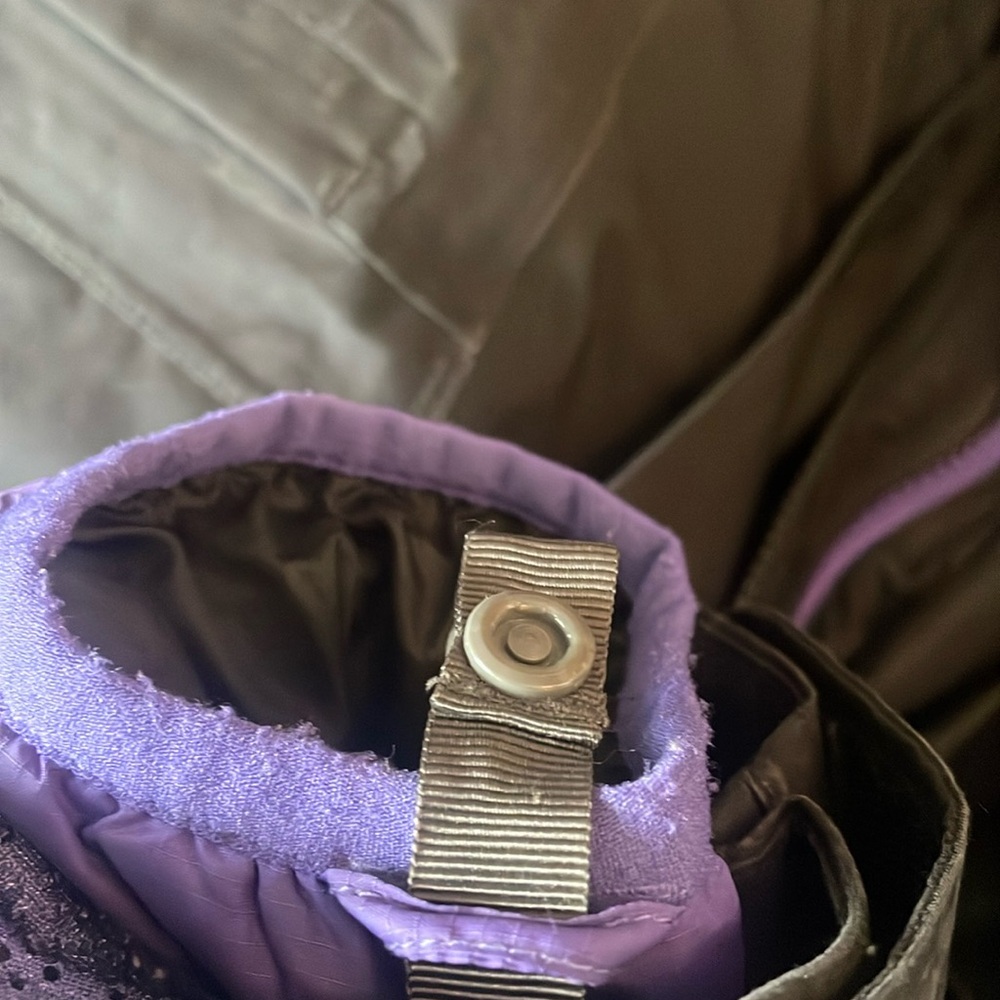 Patagonia 3-in-one snowbelle ski jacket large black purple - Picture 15 of 16